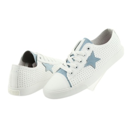 Tênis Big Star azul estrela 274692 branco 4