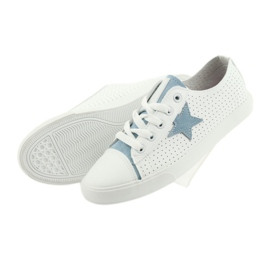 Tênis Big Star azul estrela 274692 branco 3