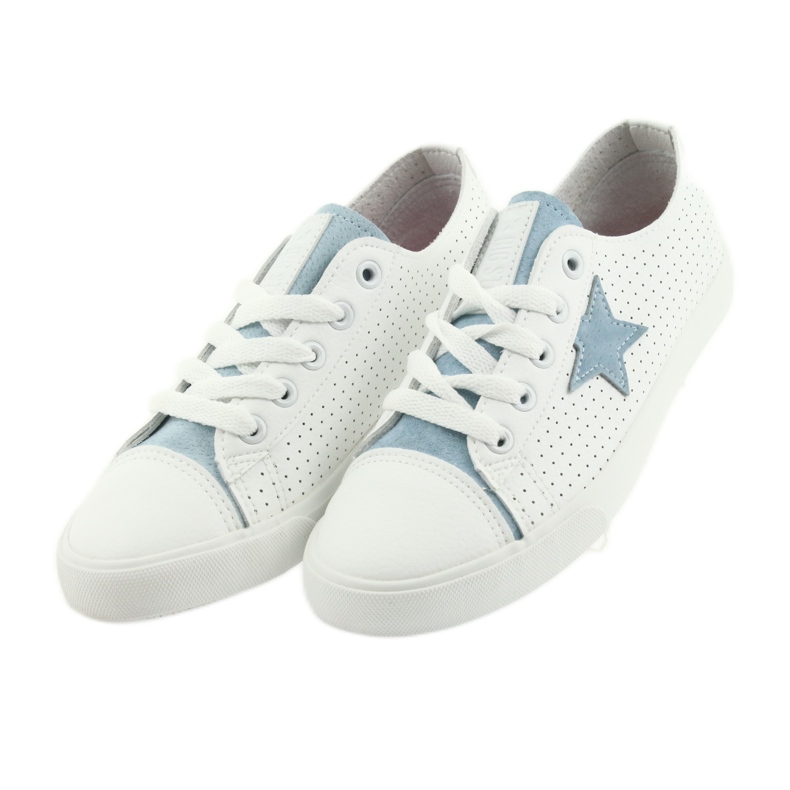 Tênis Big Star azul estrela 274692 branco 2