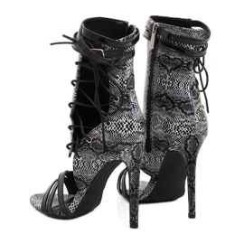 Botas de couro Black Snake JR-041 Preto 2