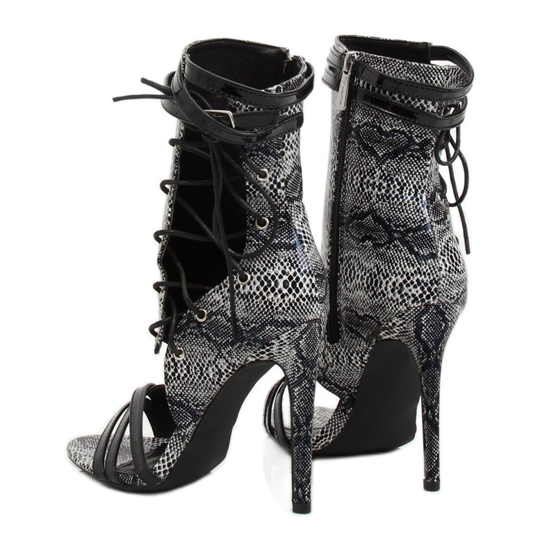 Botas de couro Black Snake JR-041 Preto 2