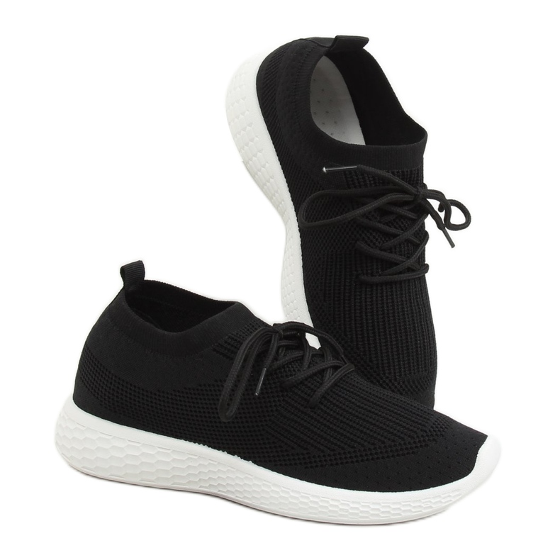 Sapatos esportivos pretos X-9755 pretos 2