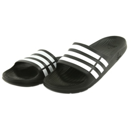 Chinelos Adidas Duramo Slide M G15890 branco preto 2