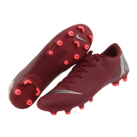 Chuteiras Nike Mercurial Vapor 12 Academy FG M AH7375-606 clarete vermelho 6