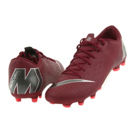 Chuteiras Nike Mercurial Vapor 12 Academy FG M AH7375-606 clarete vermelho 5