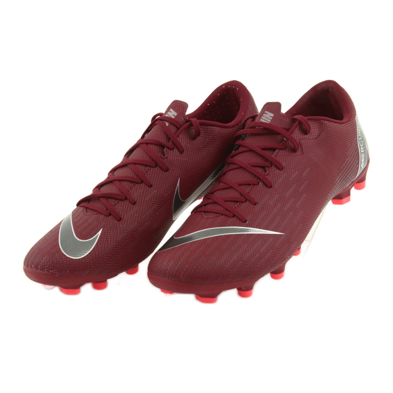 Chuteiras Nike Mercurial Vapor 12 Academy FG M AH7375-606 clarete vermelho 4