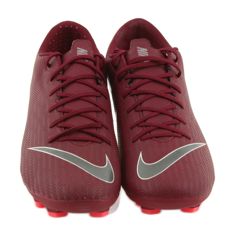Chuteiras Nike Mercurial Vapor 12 Academy FG M AH7375-606 clarete vermelho 3