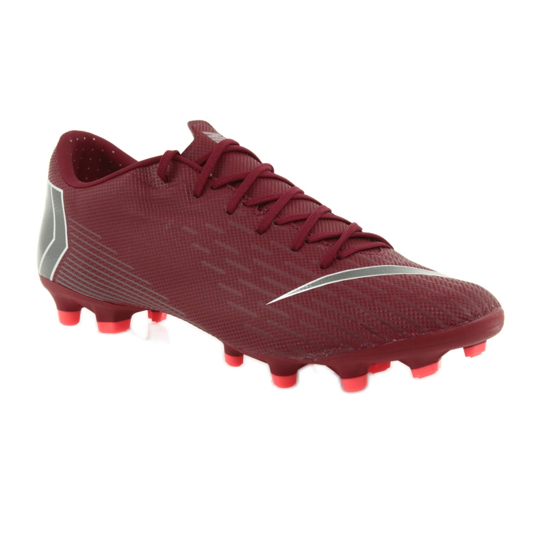Chuteiras Nike Mercurial Vapor 12 Academy FG M AH7375-606 clarete vermelho 1