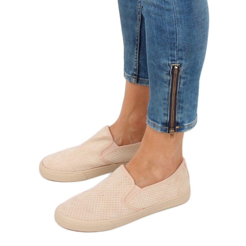 Tênis slip-on bege G-92 Beige 1