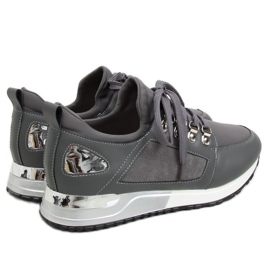 Sapatos esportivos cinza R-385 Gray 1