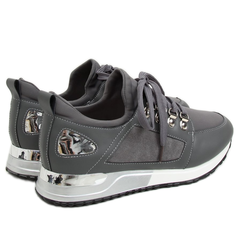 Sapatos esportivos cinza R-385 Gray 1