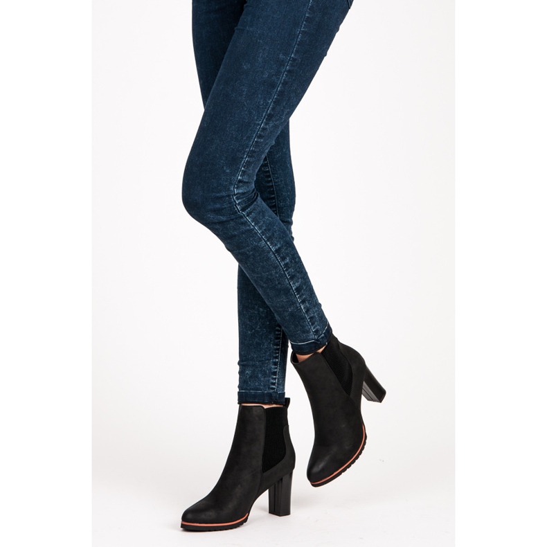 Vices Sapatos de outono com elástico preto 1