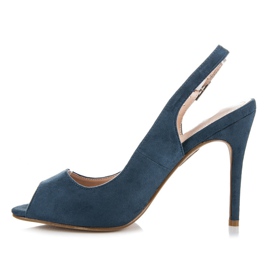 Seastar Sapatos de camurça com fivela azul 1