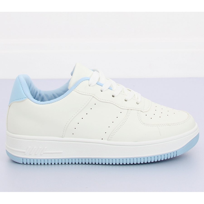 LV75P L.BLUE calçado desportivo branco e azul 1