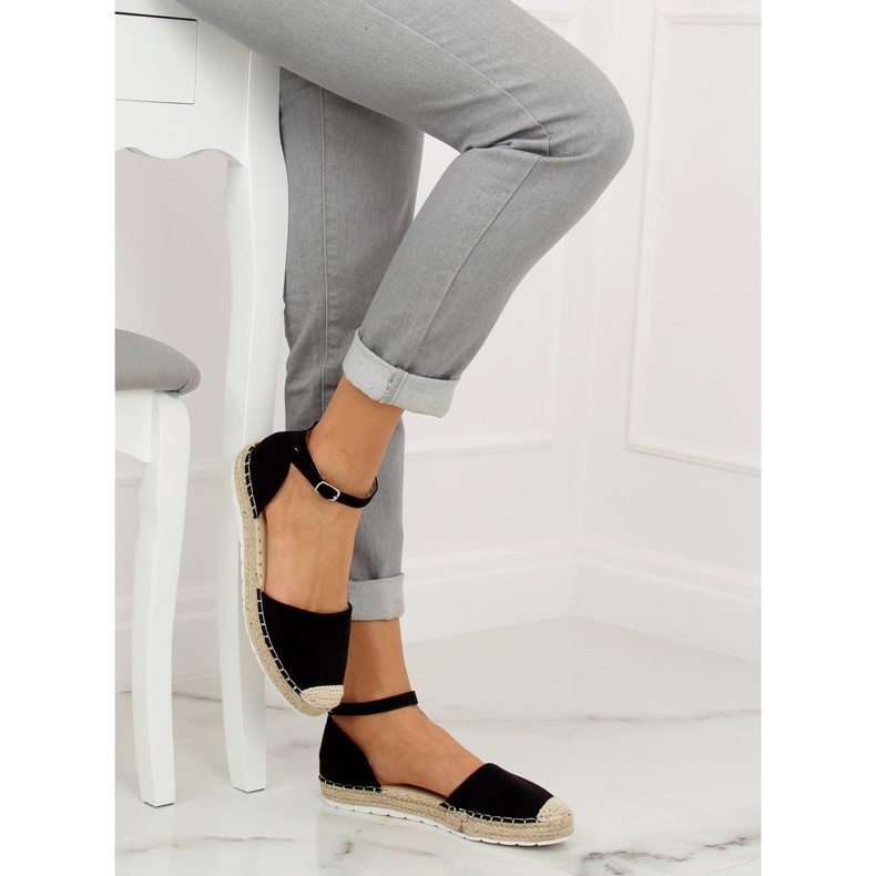 Alpercatas femininas negras JH85 Black preto 1