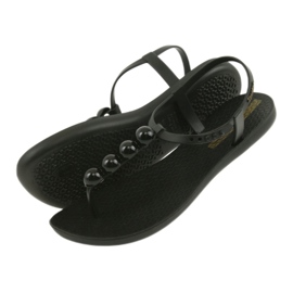 Sandálias Ipanema, sapatos femininos, chinelos com bolas 82517 preto 4