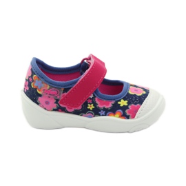 Calçado infantil Befado 209P026 azul marinho rosa 1