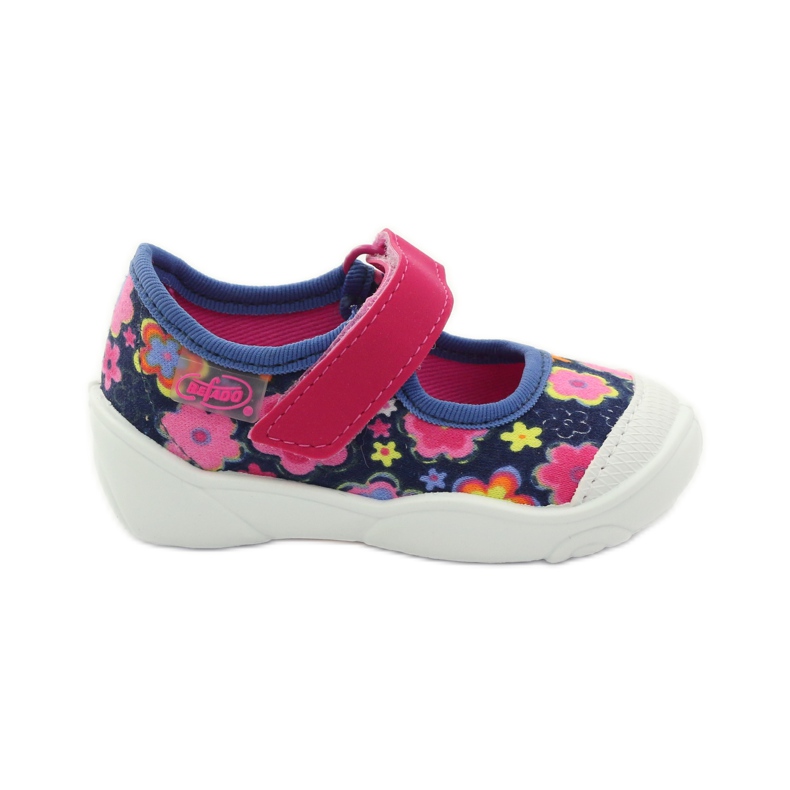 Calçado infantil Befado 209P026 azul marinho rosa 1
