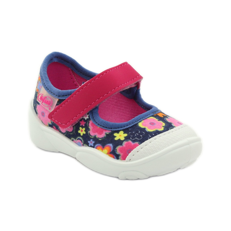 Calçado infantil Befado 209P026 azul marinho rosa 2