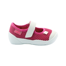 Calçado infantil Befado 209P025 rosa branco 1