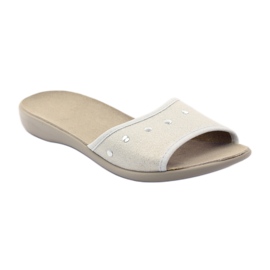 Calçado feminino Befado pu 300D023 cinza 2