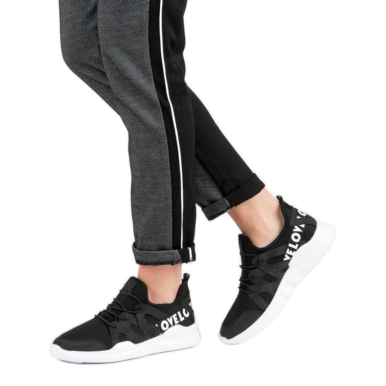 Calçados Esportivos Têxteis Pretos 1