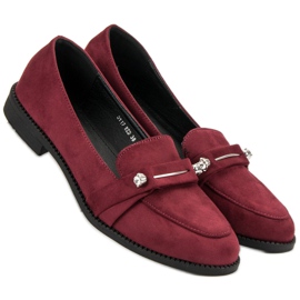Nio Nio Mocassins marrons vermelho 2
