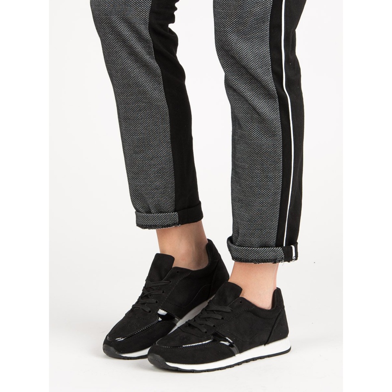 Jumex Calçados esportivos confortáveis preto 1