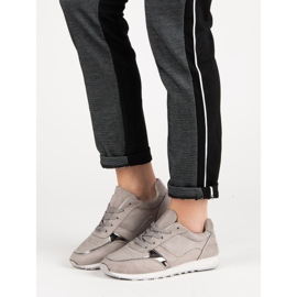 Jumex Calçados esportivos confortáveis cinza 1