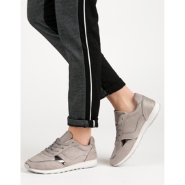 Jumex Calçados esportivos confortáveis cinza 2