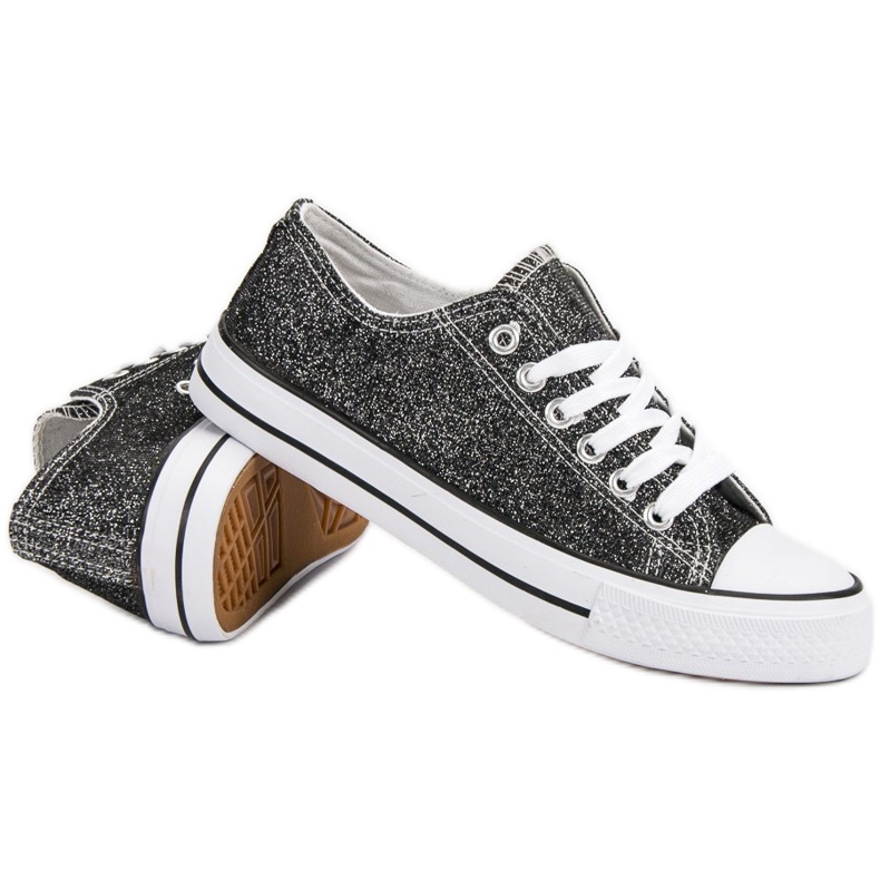 Tênis Pretos Com Borkat 1 Tênis Pretos Com Borkat 1