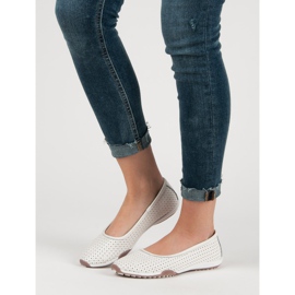 Filippo Bailarinas de couro a céu aberto branco 1