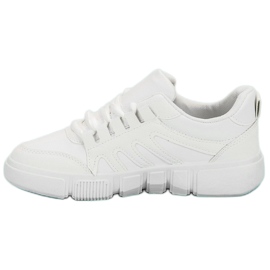 Calçados esportivos confortáveis branco 6