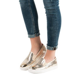 Queen Bee Sapatilhas douradas dourado 1