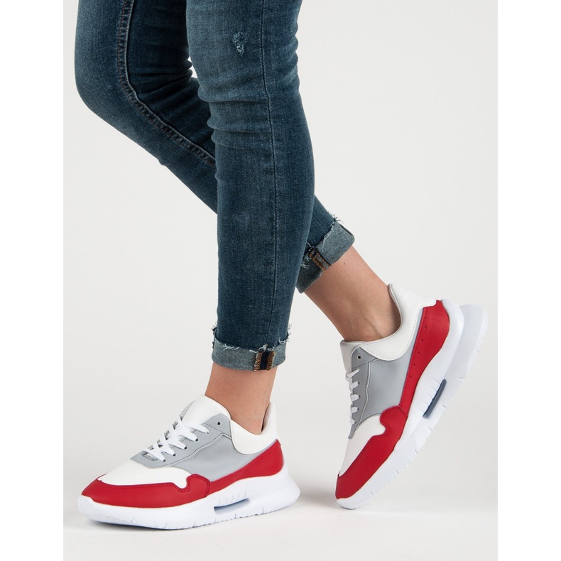 Calçados esportivos casuais branco multicolorido 2