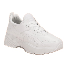 Small Swan Tênis brancos na plataforma 2