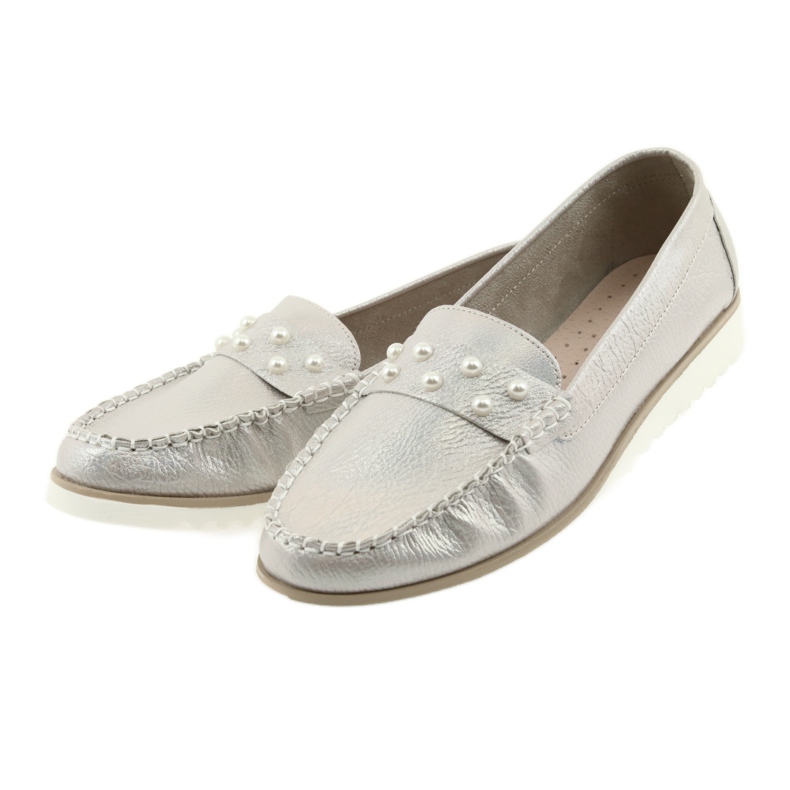 Sergio Leone Pérolas femininas de pérolas de pérola bege branco 3