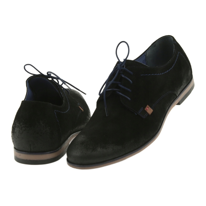 Nikopol Sapatos masculinos camurça 1709 preto 4