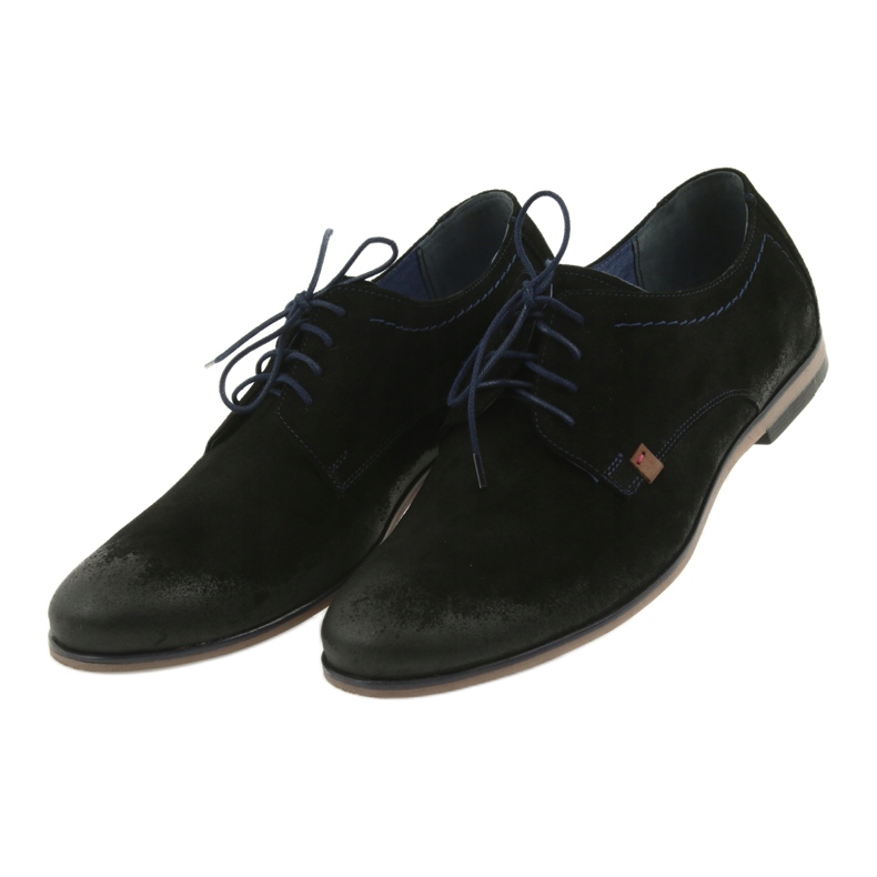 Nikopol Sapatos masculinos camurça 1709 preto 3
