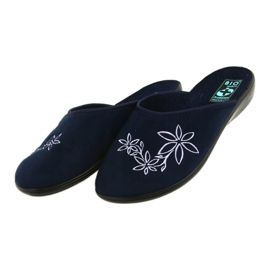 Chinelos femininos Adanex 23931 azul marinho 3