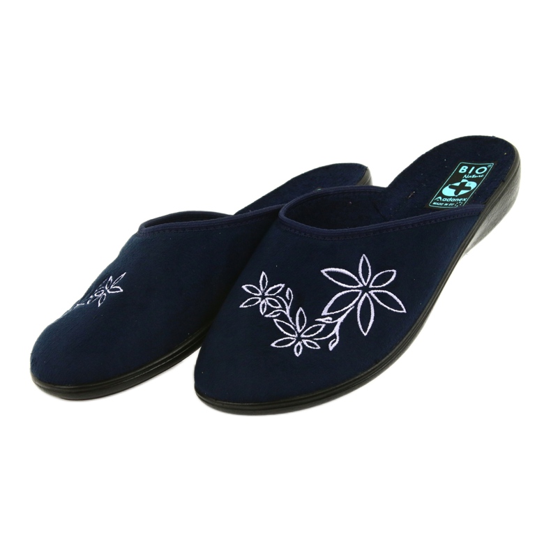 Chinelos femininos Adanex 23931 azul marinho 3