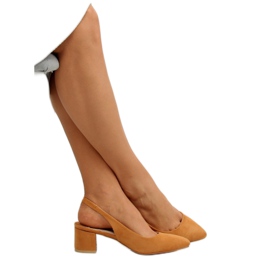 Bombas com um camelo de salto aberto S0-231 Camel castanho 1 Bombas com um camelo de salto aberto S0-231 Camel castanho 1