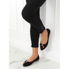 Bailarinas femininas negras JM3550J Negro preto 1