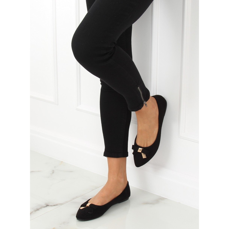 Bailarinas femininas negras JM3550J Negro preto 1