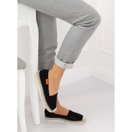 Black RC-61 Black camurça alpargatas preto 1