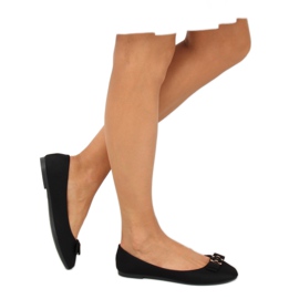 Bailarinas femininas negras JM3553J Negro preto 2