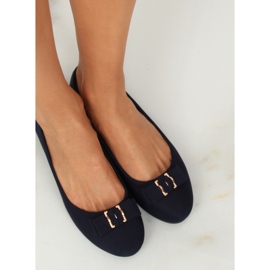 Bailarinas azuis marinho femininas JM3553J Azul Marino azul marinho 1