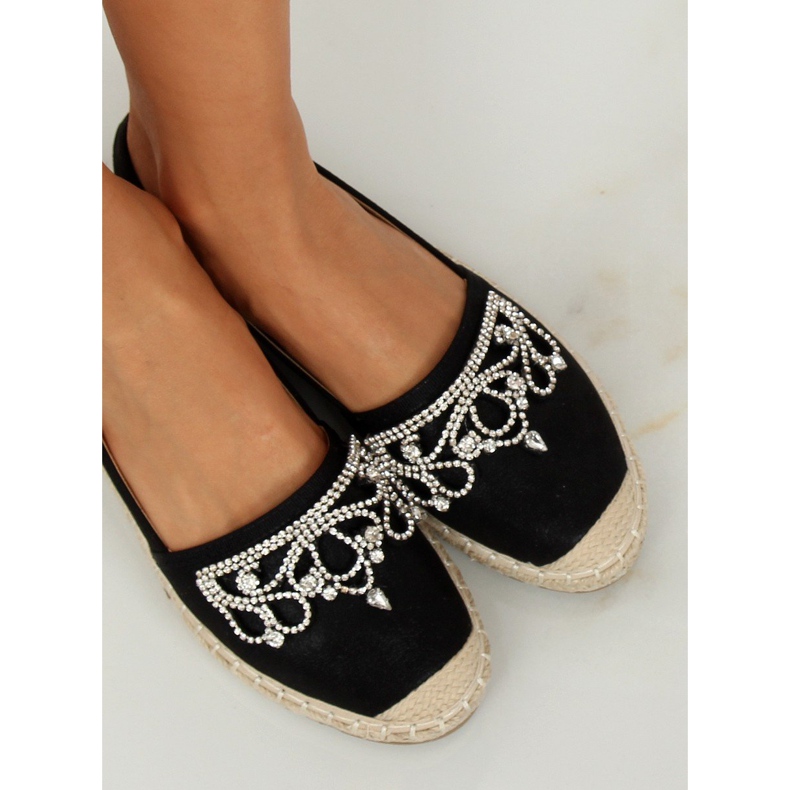 Alpercatas pretas com uma coroa H-6558 preta preto 2 Alpercatas pretas com uma coroa H-6558 preta preto 2
