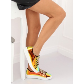 Tênis FZ09 Golden gasolina dourado 1