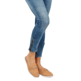 Sapatilhas de mocassins Camel F9375 marrom 2